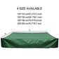 Maius Sandbox Cover, Square Protective Cover For Sand And Toys Away From Dust And Rain, Sandbox Canopy With Drawstring, Sandpit