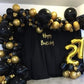 Gold Number 7 Birthday Balloon 40 Inch, Digital Balloons For 7 17 27 70 73 77 Party Celebration Decorations Supplies, Mylar Foil