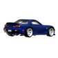 1995 Mazda Rx7 Blue Metallic ''Ronin Run'' Series Diecast Model Car By Hot Wheels