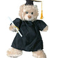Graduation Gown W/Hat & Scroll Outfit Teddy Bear Clothes Fits Most 14'-18' Build-A-Bear And Make Your Own Stuffed Animal