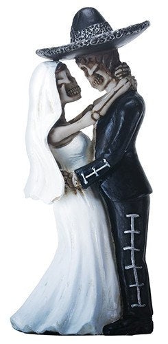 Ytc 5.5 Inch Day Of The Dead - Mariachi Couple Figurine Getting Married