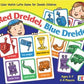 Jewish Educational Toys Red Dreidel, Blue Dreidel