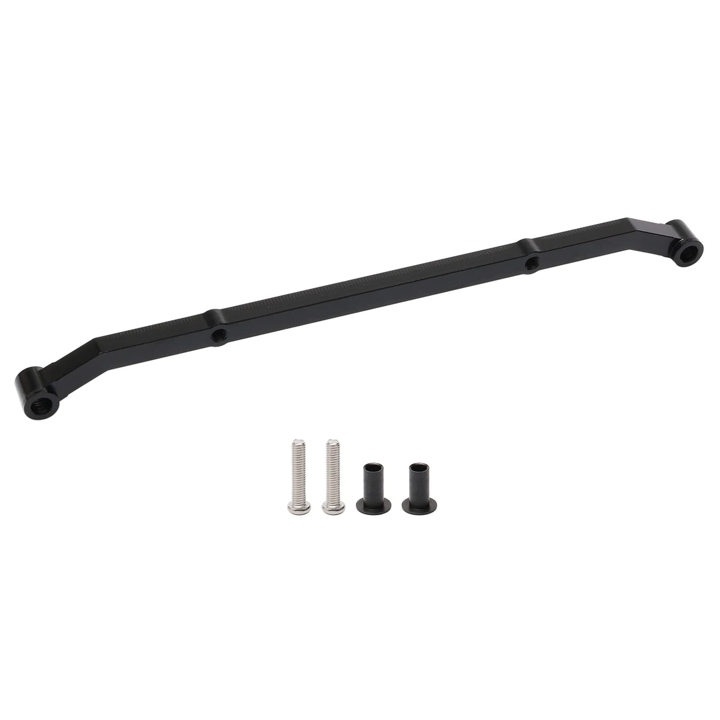 RC Black Steering Rod, Aluminum Steering Linkage Tie Rod AXIAL 4WD 1:10 SCX10 Steering Links Upgrade Parts Accessories Pack of 1
