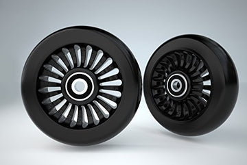 Ezyroller Replacement Wheels 96 Mm - Set Of 2 - Fits Classic, Drifter, And Junior Only