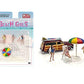 1 Beach Chaise and 1 Beach Umbrella) for 1/64 Scale Models by American Diorama''