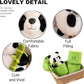 Storescent Cute Panda Plush With Bamboo, Kawaii Soft Panda In Bamboo Stuffed Animals Toy, Plushies Doll Gifts For Kids Girls Boy
