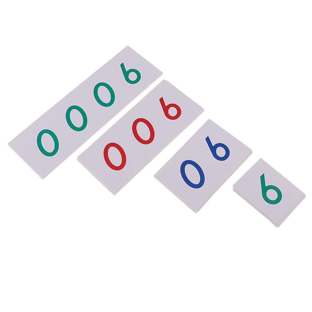 Calandis Montessori Mathematics 19000 Number Cards Paper For Math Counting Early Learning Toy