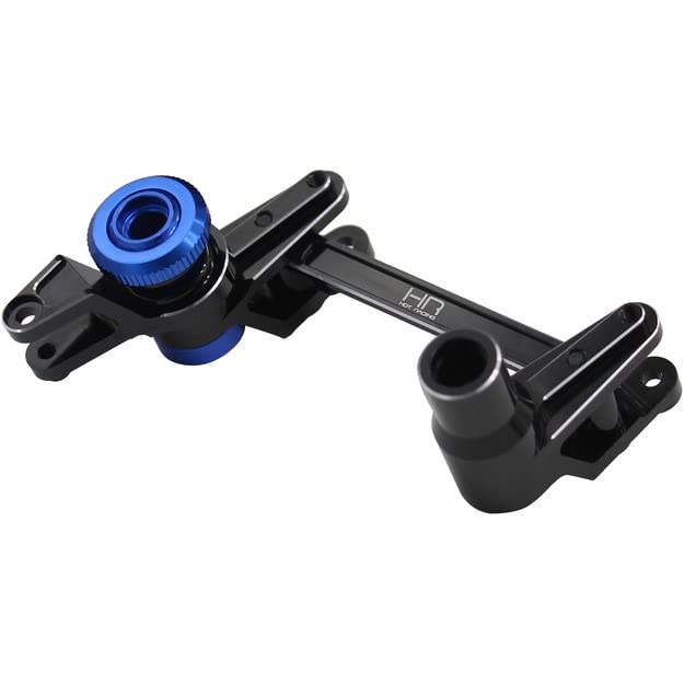 Hot Racing Aluminum Servo Saver Bellcrank Steering Maxx, Small, Black