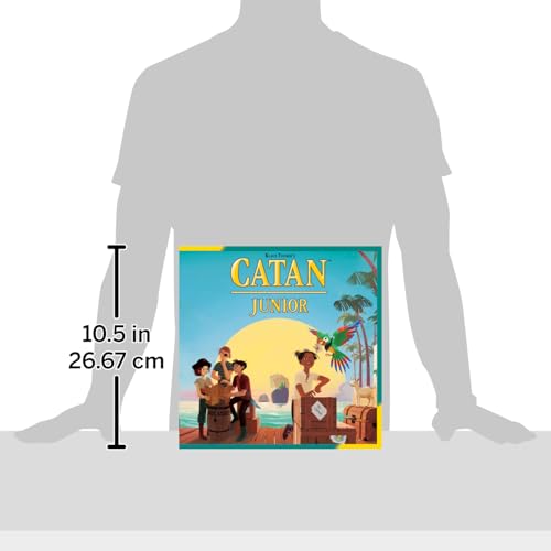 CATAN Junior Board Game - Strategy Game for Kids & Adults, Ages 6+, 2-4 Players, Stand Alone, Multi-Color, Model CN3025