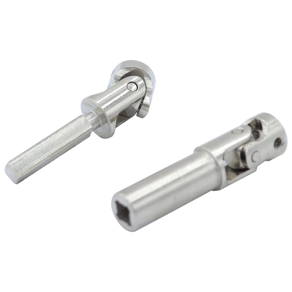 2PCS Metal Drive Shaft Front Rear Center Shaft for FMS FCX24 1/24 RC Crawler Car Upgrade Parts