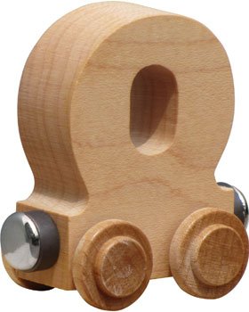 NameTrains Clear Finish Letter Car - Made in USA (O)