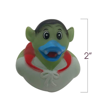 Artcreativity Assorted Halloween Ducks For Jeeps (Pack Of 12) - Variety Of Mini Rubber Halloween Characters, Trick Or Treat Supplies, Goodie Bag Fillers, Party Favors, Halloween Themed Bathtub Toys