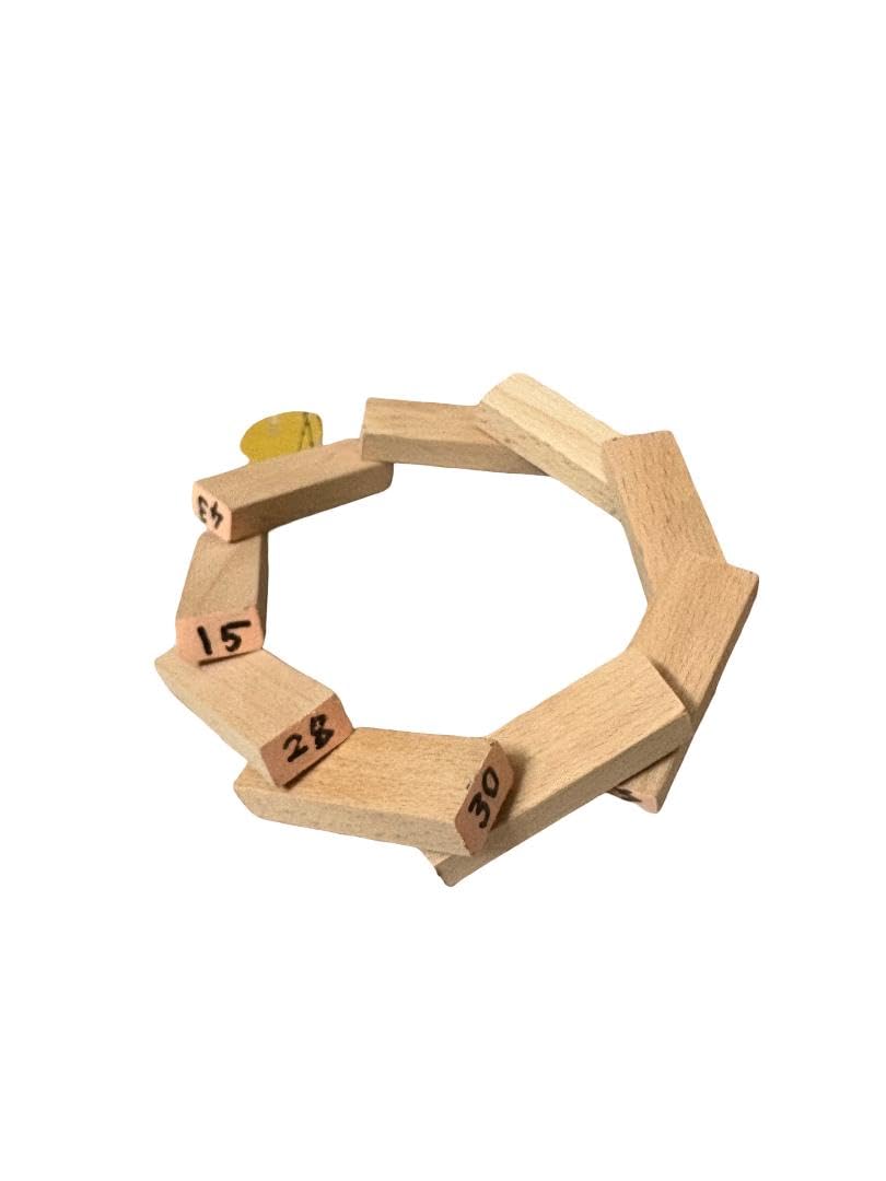 Bricks & Blocks Dominoes Puzzle | Learning Jigsaw | Montessori Early Learning & Brain Development Toy.