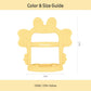 PETINUBE Anti-Dropping Silicone Baby Wrist Teether, Soothing Pacifier for Infants 3+ Months, Crab-Elfin Yellow, Pack of 1, Made in Korea