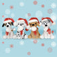 Plushland Xmas Pawpal with Santa Hat Stuffed Animals Plush Puppet Dog 8 Inches for Kids - A Perfect Christmas Day Gift on This Holiday for Babies (Labrador)