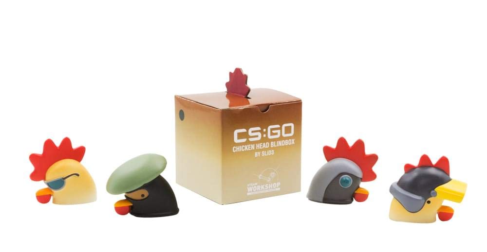 Toynk Vinyl Chicken Head Blind Box for CS:GO - Yellow - One Size – Toytooth