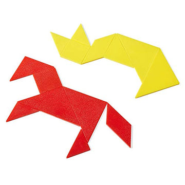 Eta Hand2Mind Small Plastic Tangrams, Set Of 4
