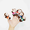 5 Little Monkeys Finger Puppets For Kids, 7 Pack Plush Finger Puppets Toy, Storytelling Theater Role Play, Bedtime Story For Tod