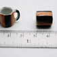 Mix 10 Ceramic Bowls Handpainted Dollhouse Miniatures Toys Dishes Food Kitchen by Handmade