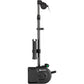 Scotty #1106B Depthpower Electric Downrigger w/ 60-Inch Telescopic Boom & Swivel Base, Rod Holder, Braided Line BLACK