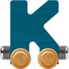 Maple Landmark Nametrains Bright Letter Car K - Made In Usa (Blue)