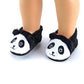 American Fashion World Panda Slippers for 18-Inch Dolls | enhanced Quality & Trendy Design | Dolls Shoes | Shoe Fashion for Dolls for Popular Brands