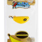World's Smallest Bananagrams - Miniature Family Word Game, Yellow - Includes 1 Banana Pouch & 144 Tiles, Model 5300, Ages 8+