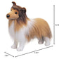 Douglas 18 Shetland Sheepdog Plush Stuffed Animal - Brown/Tan/White Soft Toy for Kids and Dog Lovers