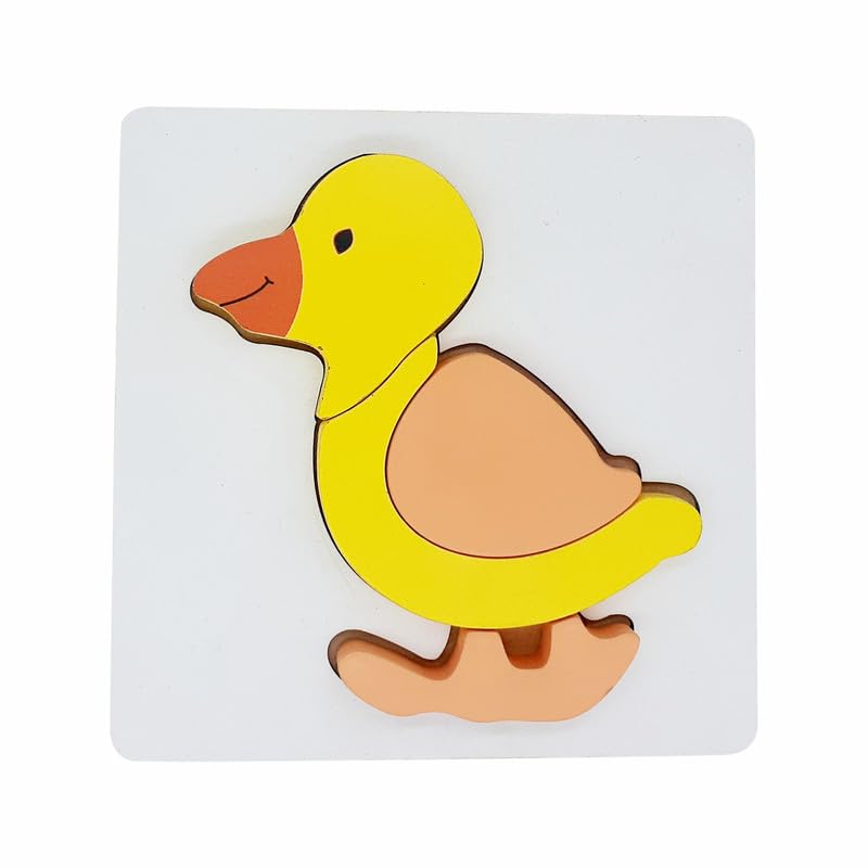 Tantrums Mini Raised Puzzles  Duck I Colorful Activity Toy For Children