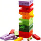 Crazy Buy Colouring Wooden Blocks Dices Building Stacking And Balancing Toy I Wooden Tumbling Tower Puzzle Game For Kids And Adu