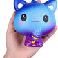 Anboor 3.9 Inches Squishies Cat Galaxy Ice Cream Kawaii Soft Slow Rising Scented Animal Squishies Stress Relief Kid Toys Collect