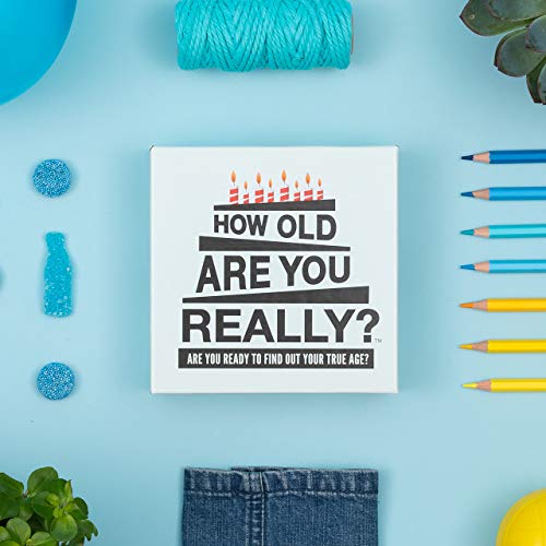 Hygge Games How Old Are You Really? Party Game - Mixed Color, Model 21101, Paper Material