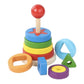Toyartsy Different Shapes Recognization Stacking Toys For Toddlers Montessori Play Set For Girls&Boy| Multicolor Stacking Toys, 