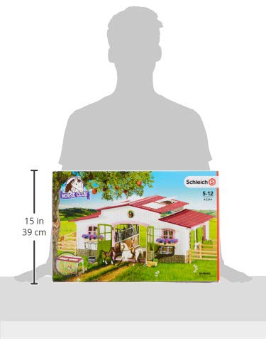 Schleich Horse Club, 44-Piece Playset, Horse Toys For Girls And Boys 5-12 Years Old Riding Center With Rider And Horses