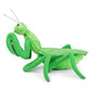 ZHONGXIN MADE Simulation Green Big decorative replica blade Mantis Plush Toy  Soft Mantis Stuffed Animal  14 inch Soft Toy for Kids