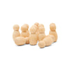 Tiny Peg Doll 1-3/8 Inch Pack Of 25 Peg People For Crafting And Nativity Set, Loose Parts Play Unfinished Wooden Peg Baby, By Wo