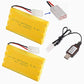 9.6V 700mAh Ni-Cd AA Battery Pack Rechargeable with Standard Tamiya Connector for Remote Control Electric Car Toys Truck Tank Ni