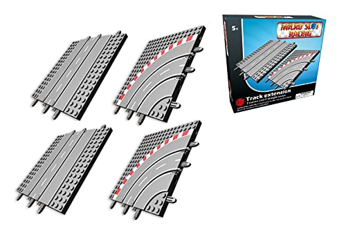 Micro Slot Racing Track Extension - 2 Curve And 2 Straight