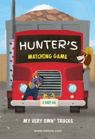 I See Me! My Very Own Trucks 3-In-1 Personalized Matching Game