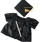 Graduation Gown W/Hat & Scroll Outfit Teddy Bear Clothes Fits Most 14'-18' Build-A-Bear And Make Your Own Stuffed Animal