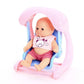 Powertrc 6 Set Of Mini 5 Inch Baby Girl Toy Dolls Collection With High Chair, Cradle, Walker, Swing, Bathtub And Baby Seat Accessories For Girls 3-6 Years Old