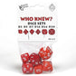 Koplow Games Red Special Who Knew 6 Dice Set