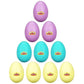 Dough Filled Plastic Eggs- 10 Pack of 1 Oz Colorful Kids Doh- Play & Mold to Fun Dough Shapes -Candy Alternative for Bunny Baske