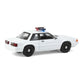Truck 1/64 1987-93 Ford Mustang Ssp, Blank White With Light Bar, Hot Pursuit, Glt43008