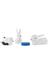 Alexander Taron 076-002 Dregeno Easter Figures-Rabbit Family-2 H x 1.75 W x 1.25 D, White