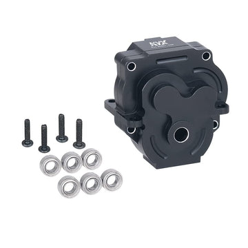 KYX Racing Aluminum Transmission Case Gearbox Shell Upgrades Parts Accessories for 1/18 RC Crawler Car Traxxas TRX4M