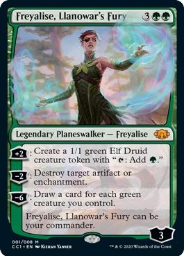 Magic: The Gathering - Freyalise, Llanowar'S Fury - Commander Collection: Green