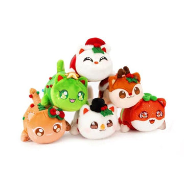 Zrswqybz Christmas Christmas Tree Cat Plush - Cute Cat Stdffed Animal Collectible Figure Toy For Kids Fans Christmas Birthday