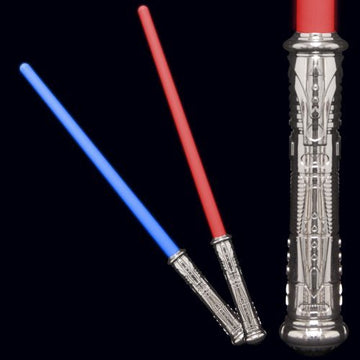 FlashingBlinkyLights LED Light Up Futuristic Saber decorative replica blade Toy Weapon with Motion Activated Sound (2-Pack)
