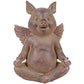 Summit Collection Rustic Decor Whimsical Flying Pigs Yoga Pose Kitchen Dining Room Farmhouse Decor (Lotus Pose)